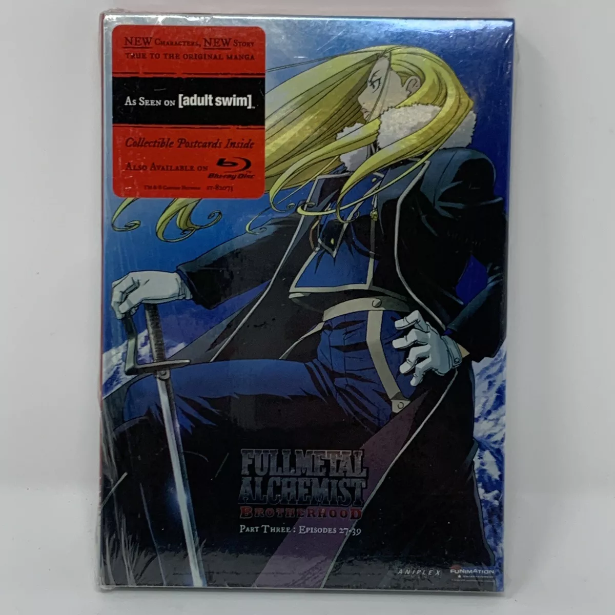 FULLMETAL ALCHEMIST - BROTHERHOOD - COMPLETE COLLECTION 3 EPISODES