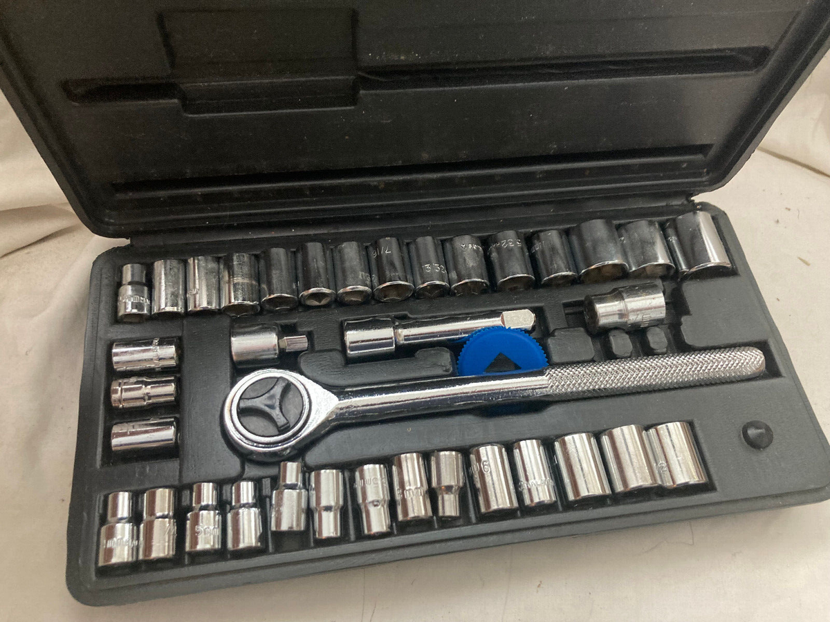 Allied 40pc Socket Set #86078W | SAE | Standard | 1/4in. 6 Point
