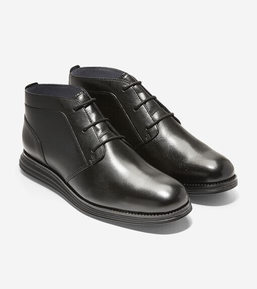 Men\'s Cole Haan Black Leather Chukka Boots - UNWORN s-l400.jpg main image 3