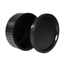 Body Cap & Camera Rear Len Cover Set for Pentax K30, K5, K7 K20D, K110D, K200D,