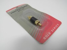 Radio Shack Phono Plug Coupler Gold Plated RCA Male to Male 274-873A