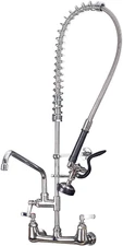 Commercial Sink Faucet with Sprayer 36 Inch Commercial Faucet Pre Rinse Sprayer