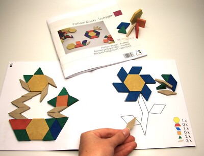Vorlagen Geometrische Legeplättchen Pattern Blocks Mandala Symmetrie