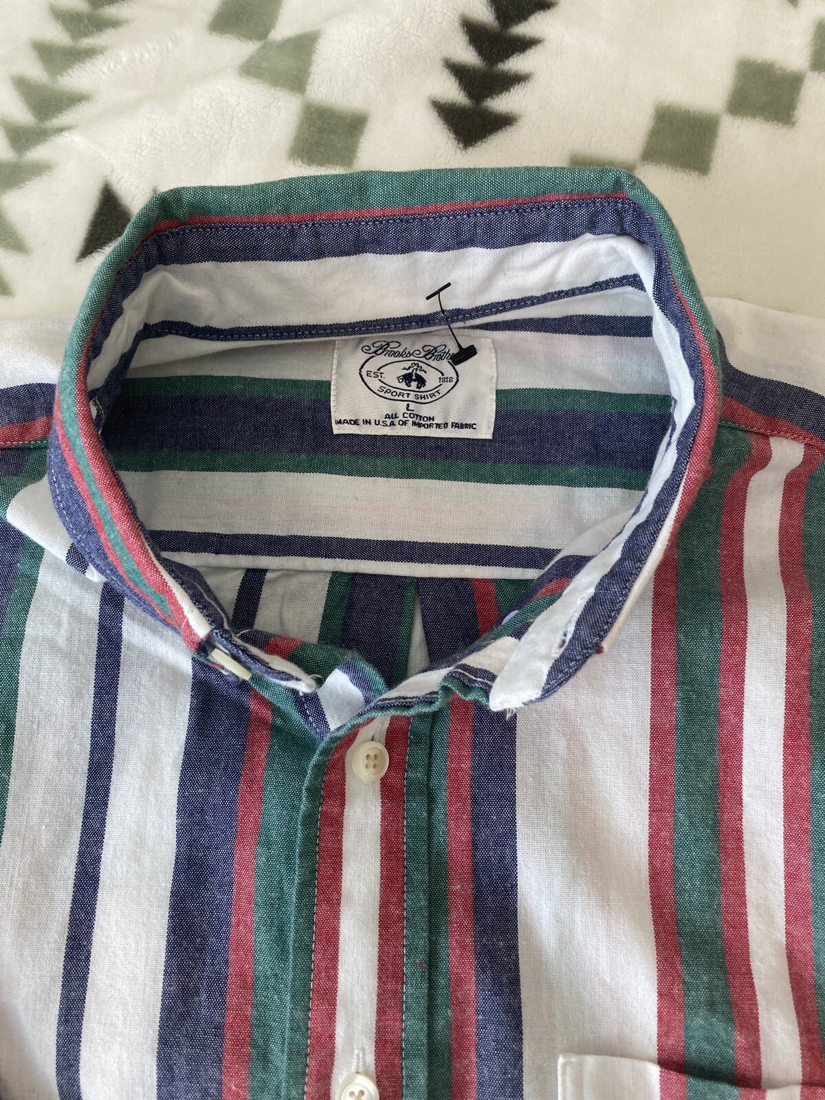 brooks & brothers Large Button Down, Button Up  L… - image 2