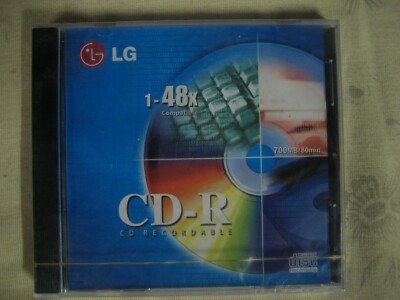 LG 1-48X 700MB/80min CD-R recordable disc sealed | eBay