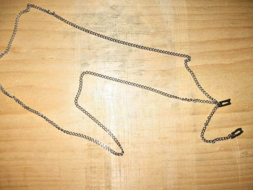 WW2 reproduction military dog tag M1940 sister hook chain set