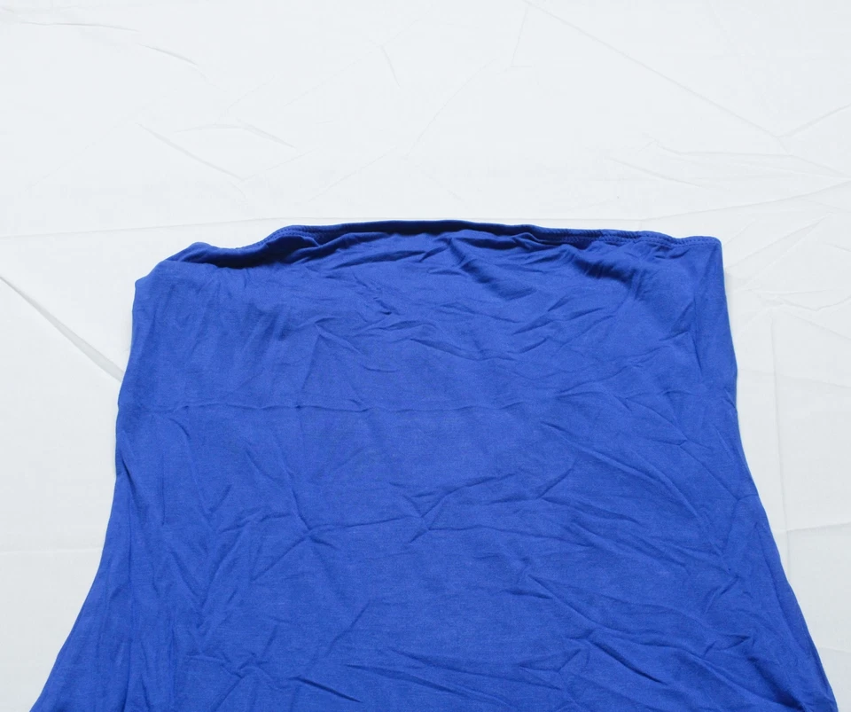 Mameluco unitard Shein SXY liso tubo sin espalda CM5 azul real grande para mujer Foto 2 de 3