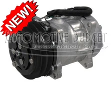 A/C Compressor w/Clutch for Jaguar Vanden Plas, XJ6, & XJS - NEW