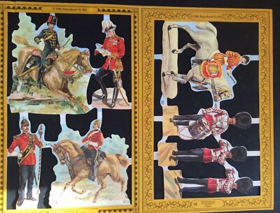 # PICTURES GLOSSY # MLP A 34 / A 35 Soldiers, Beautiful And Rare Double Sheet