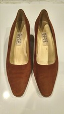 Nine West Women Shoes Brown Suede Medium Heel Size 38 1/2  