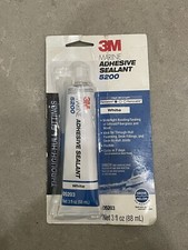 3M 5203 Marine Adhesive Sealant 5200 White for Boats  RVs, 3 oz Tube