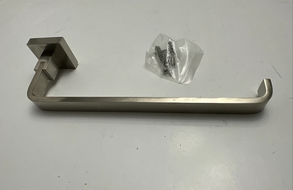 Anillo toalla de latón macizo Kraus KEA-14425BN Aura 9" - níquel cepillado Foto 4 de 4