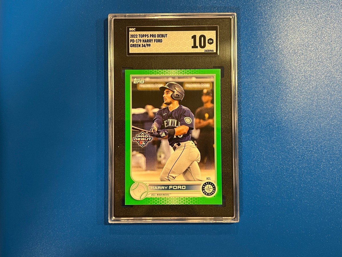 Harry Ford 2022 Topps Pro Debut Green /99 • SGC GEM MINT 10 | eBay