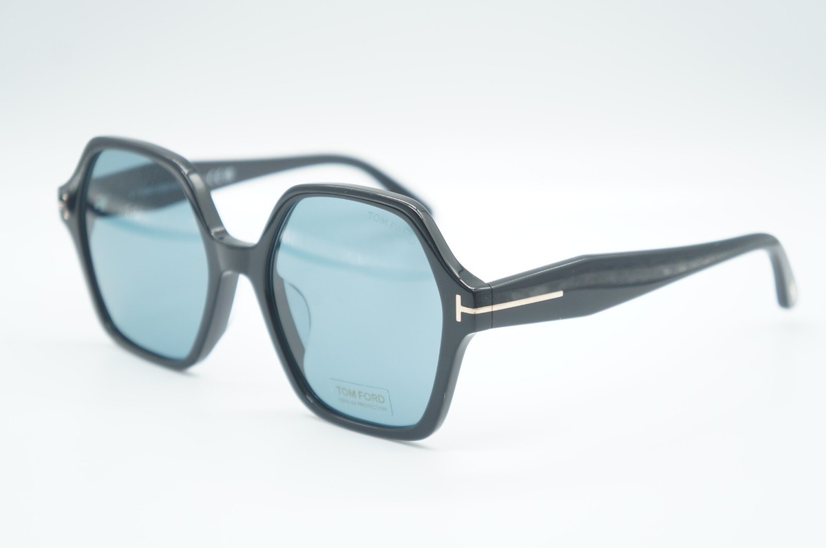 NEW TOM FORD TF 1032-F 01A BLACK BLUE AUTHENTIC SUNGLASSES  display picture 2