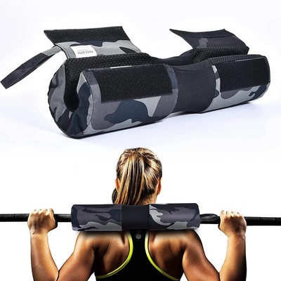 Barbell Squat Shoulder Pad Hip Thrust Barbell Foam Cover Weight Lifting Soft Bag