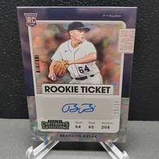 2021 CONTENDERS BRANDON BIELAK ROOKIE TICKET CRACKED ICE AUTO 13/23 HOUSTON