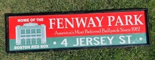 Beautiful Fenway Park Print Direct Wood Sign Man Cave Baseball Red Sox - 6"x24"