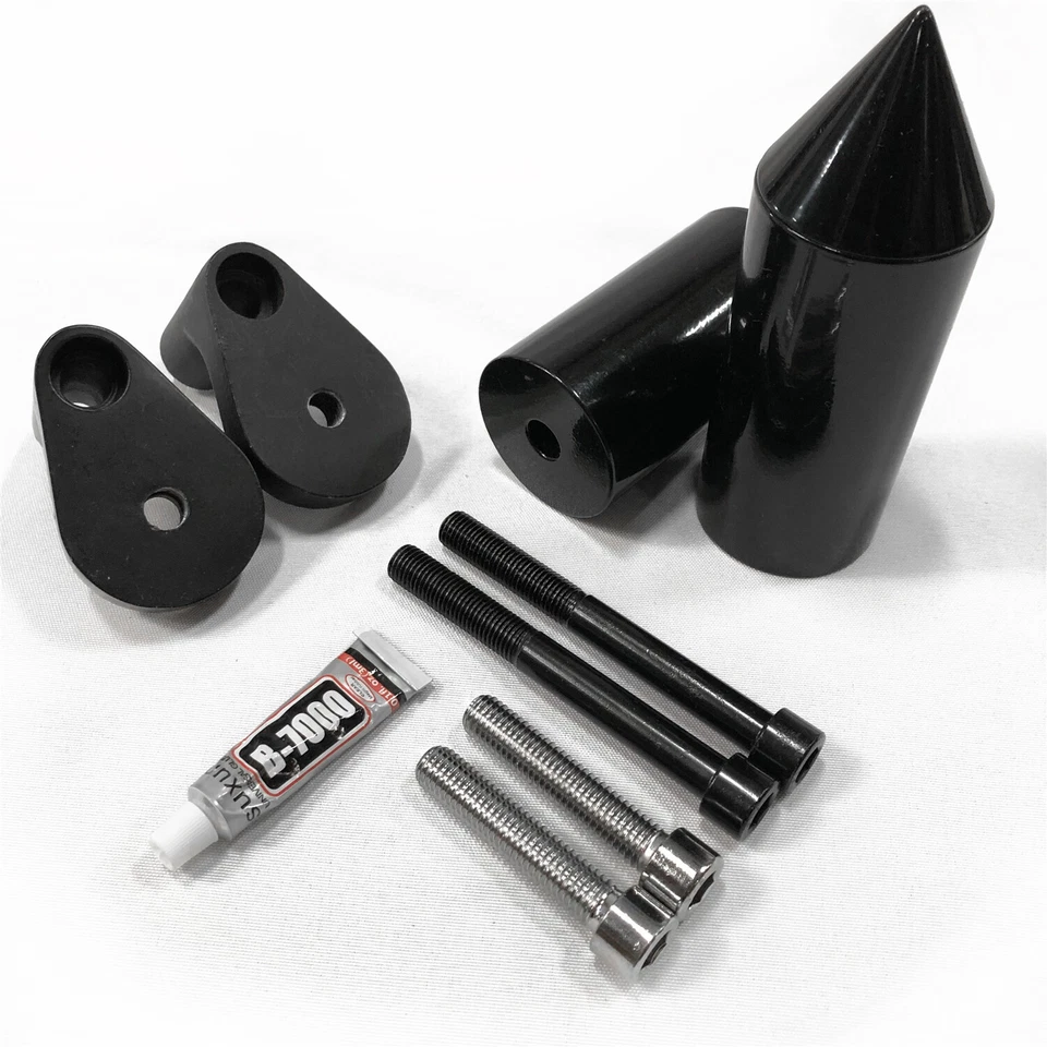 Protector deslizante de marco de clavos negro para Kawasaki ZRX 1100 99-00 ZRX 1200R 01-05 Foto 2 de 2