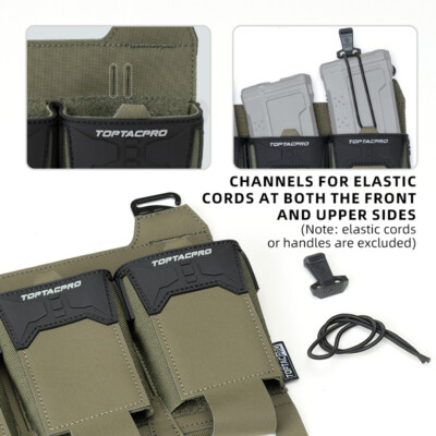 Pochette simple BCP - Pochette tactique Molle Mag 9MM pour pistolet