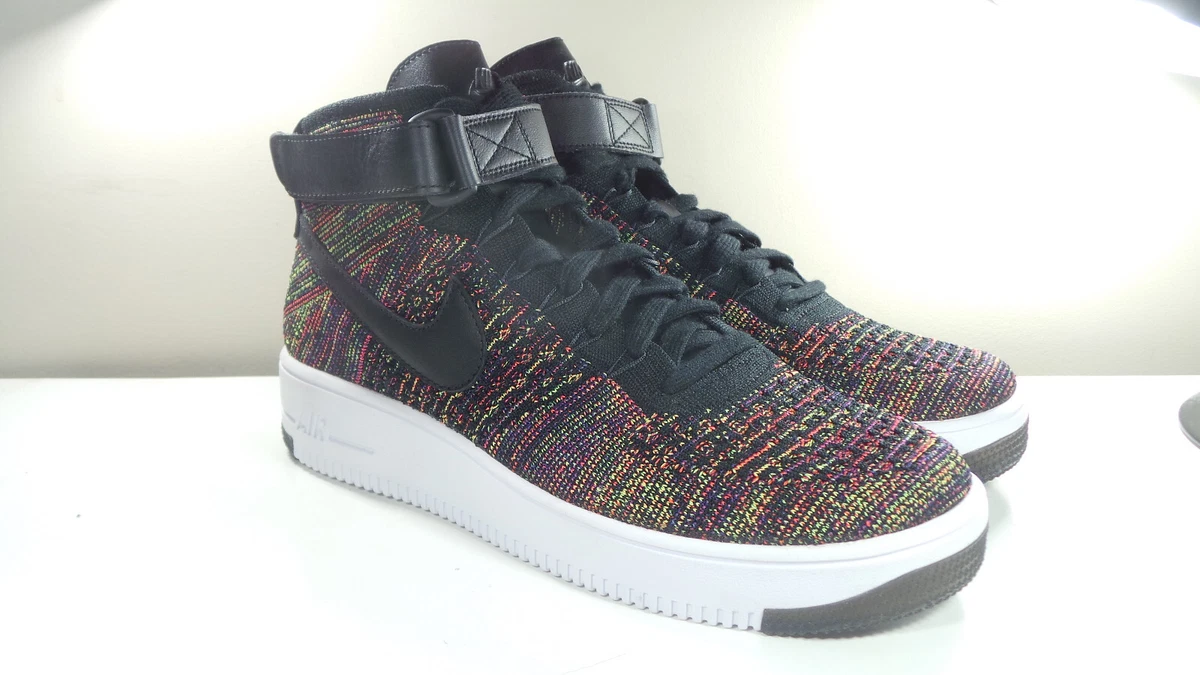 Nike air force top 1 flyknit high multicolor