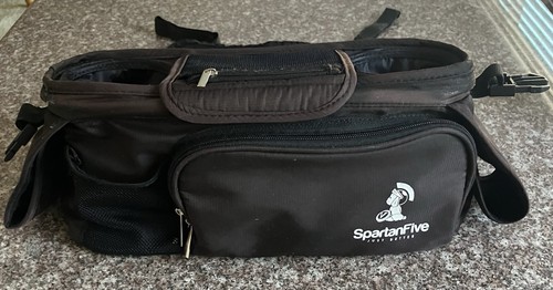 Spartan Five - Console Caddy Organize For Single Stroller Insulated Cup Holder