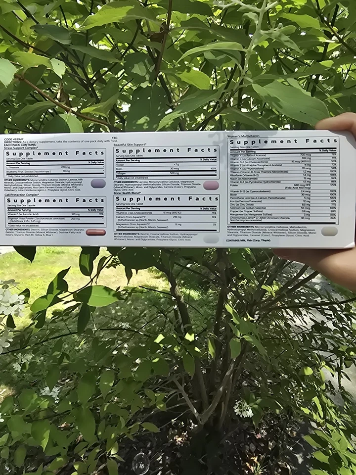 GNC женщин 30 + Vitapak, поливитамины, стресс и поддержка костей, поддержка кожи, 5 дюймов - Изображение 3 из 4