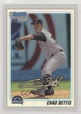 2010 Bowman Draft Chrome Draft Picks Refractor Chad Bettis #BDPP24 1o3
