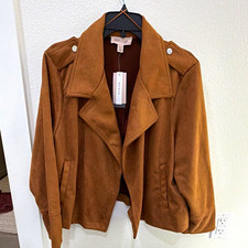 Philosophy Women s Brown Faux Suede Open Fron...