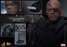 NEW Hot Toys MMS 315 Captain America Winter Soldier Nick Fury Samuel Jackson