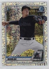 2020 Bowman Draft Chrome Sparkle Refractor Kyle Nicolas #BD-64 1k5