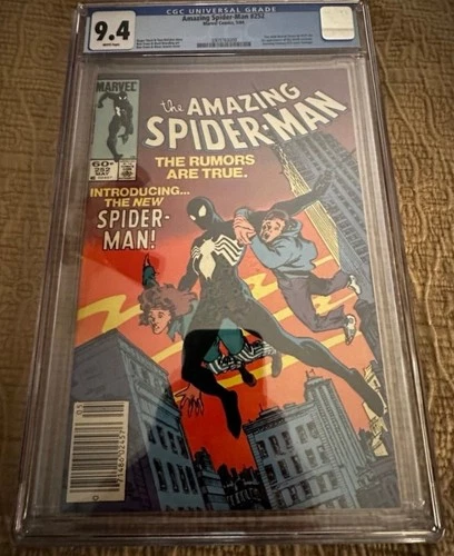 Amazing Spider-Man #252 CGC 9.4 Marvel Comics Newstand 1st app Black Suit Venom