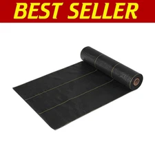 Heavy-Duty Woven Ground Cover Fabric, 3' x 300' for Unmatched Weed Protection