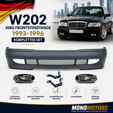STOßSTANGE AMG OPTIK FÜR MERCEDES W202 1993-2000 MIT NEBELSCHEINWERFERN  HALTERN