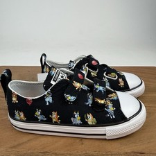 New Little Kids Converse Bluey Chuck Taylor All Star 2V OX Sneakers Size 10 C