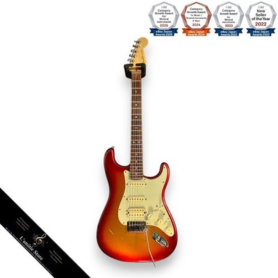 Fender USA American Deluxe Stratocaster HSS Sunset Metallic 2013 Gitarre