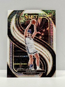 2024-25 Select Zach Edey Premier White Sparkle Prizm SSP RC #192 Grizzlies Mint