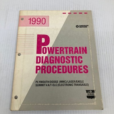 Chrysler Powertrain Diagnostic Procedures Plymouth Dodge 1990
