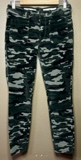 Pilcro And The Letterpress Anthropologie Pants 28 Corduroy High-Rise Skinny Camo