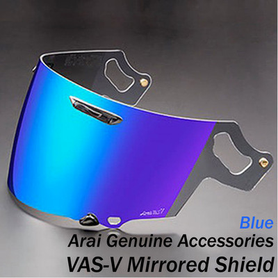 Arai VAS-V Blue Mirrored Shield Visor For XD, Defiant-X, Renegade-V