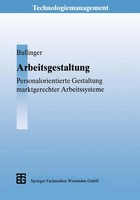 Arbeitsgestaltung ~ Hans-JöRg Bullinger ~ 9783663077985