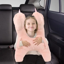 Car Pillows for Sleeping with Handles, H-Shape Car Back Seat Travel Pillow fo...