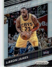 LeBron James 2016-17 Panini NBA Prizm First Step Silver Prizm #6