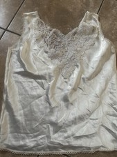 Escapades S Lace Accent Satin PJ Top Lingerie Cami
