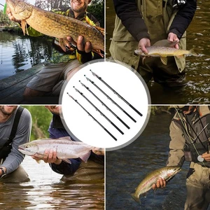 2.7m/3.6m/4.5m/5.4m/6. Telescopic Fishing Rod Carbon Fiber Fishing Rod DLBN