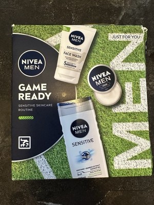 Nivea Men Sensitive Skincare Routine 3 Piece Set