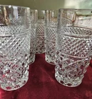 Set of 5 Vtg Anchor Hocking 5.5” Wexford Water Ice Tea Glasses Tumblers 10 oz