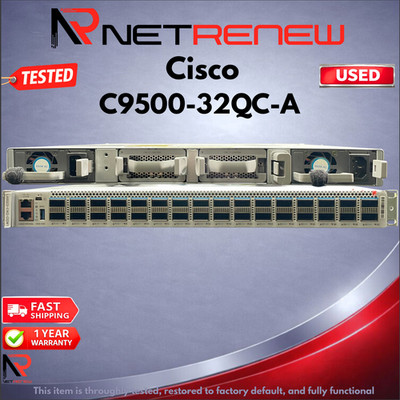 Cisco C9500-32QC-A 9500  Catalyst 32x 40GB QSFP+ Switch