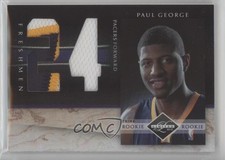 2010 Limited Freshman Jumbo Materials Jersey Numbers Prime 3/25 Paul George cr1