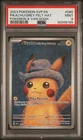 Pikachu Grey Felt Hat 085 SVP Scarlet & Violet Promo Regular PSA 9 Mint