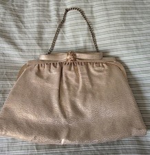 Vintage "After Five" gold evening handbag from the 1950s